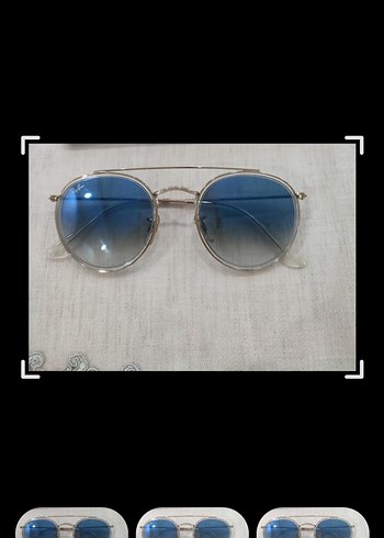 RAY-BAN ORJİNAL ŞEFFAF MAVİ KADIN GÖZLÜK - Görsel 5