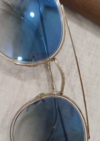 RAY-BAN ORJİNAL ŞEFFAF MAVİ KADIN GÖZLÜK - Görsel 4