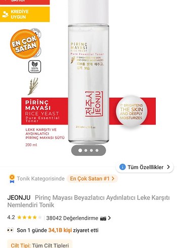 Pirinç Mayası içeren tonik - Görsel 2