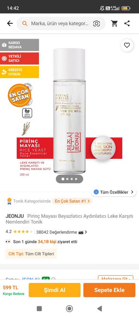 Pirinç Mayası içeren tonik - Görsel 2