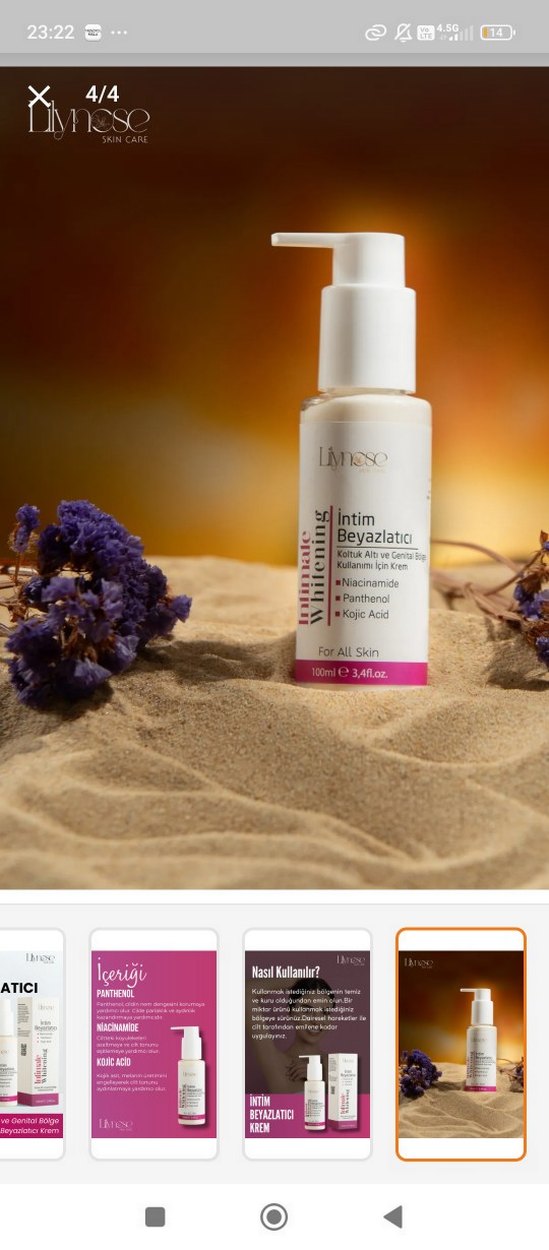 İntim Beyazlatıcı Krem 100ml - Görsel 2