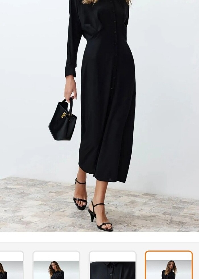 Gömlek elbise  - Görsel 3