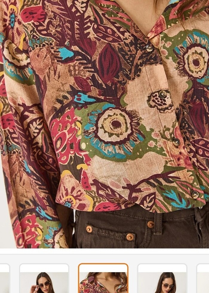 Oversize vintage gömlek  - Görsel 4