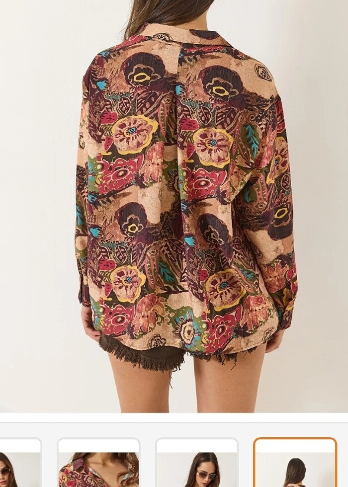 Oversize vintage gömlek  - Görsel 5