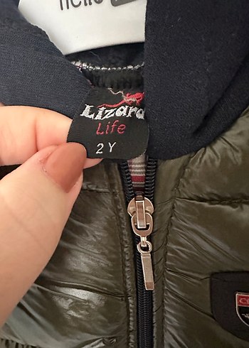 Koyu Yeşil Fermuarlı Erkek Çocuk Yeleği - Görsel 3