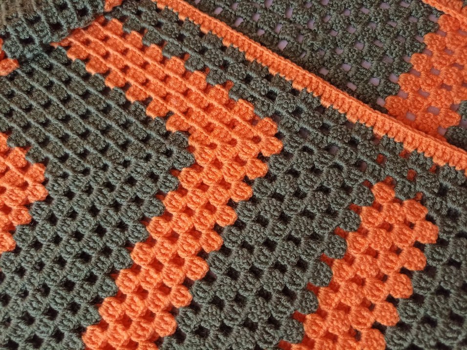 Çok Renkli Bohem el örgüsü Örgü  hırka - Görsel 3