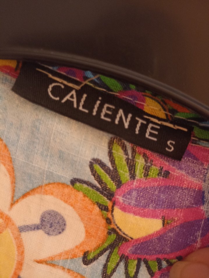 Renkli Çiçek Desenli yarım Kollu Gömlek - Görsel 5