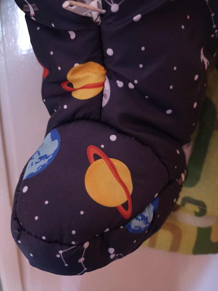 Koyu Gri Baskılı Erkek Bebek Tulum - Görsel 5