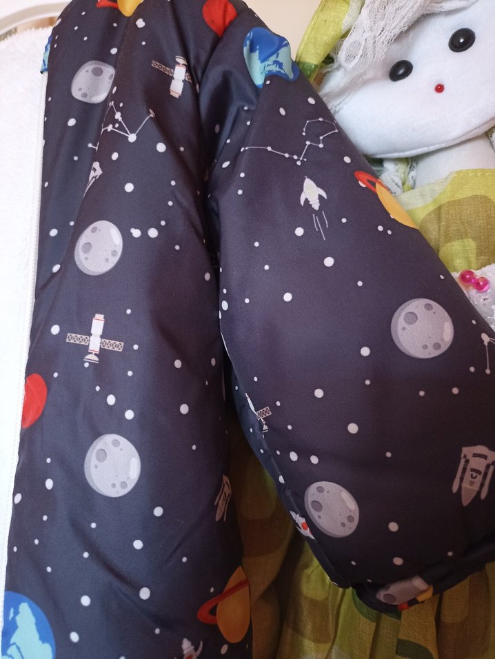 Koyu Gri Baskılı Erkek Bebek Tulum - Görsel 4