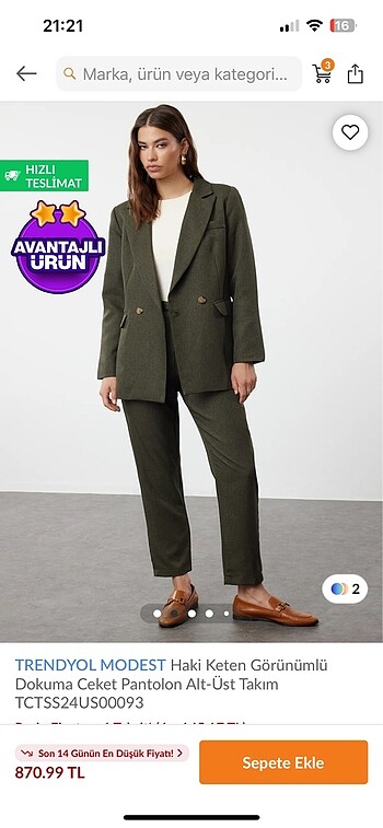 Blazer takım