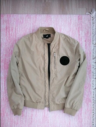 H&M Unisex XO Bomber Ceket 
