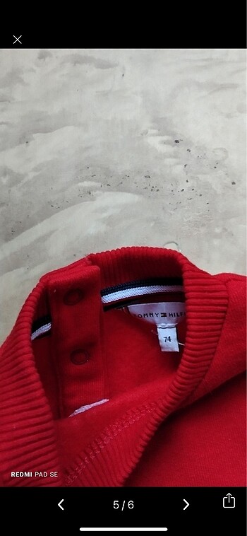 Tommy Hilfiger Bebek Sweatshirt - Görsel 5