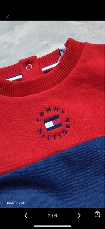 Tommy Hilfiger Bebek Sweatshirt - Görsel 2