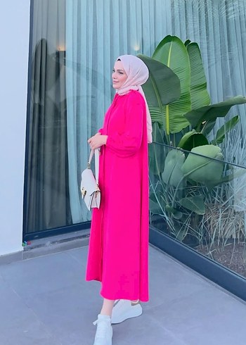 Zara Pembe Uzun Kollu Düğmeli Tunik