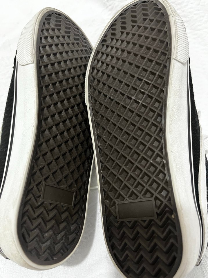 Beyaz Çizgili Kadın Spor Ayakkabı - Görsel 4