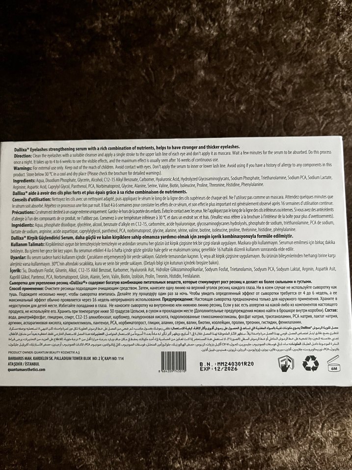Delixa kirpik serumu - Görsel 3