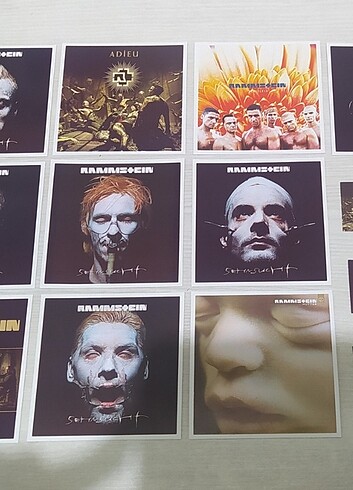 Rammstein Fotokart sticker metal punk