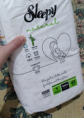 Sleepy Sleepy Natural Bebek Bezi 42'li