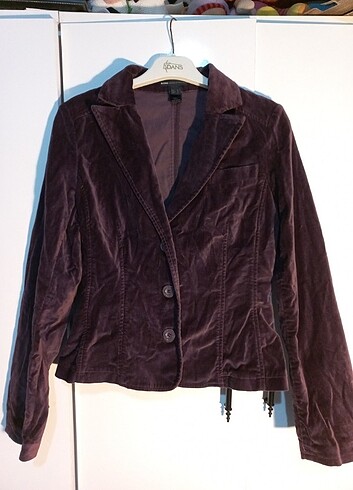 vintage kadife Mango blazer