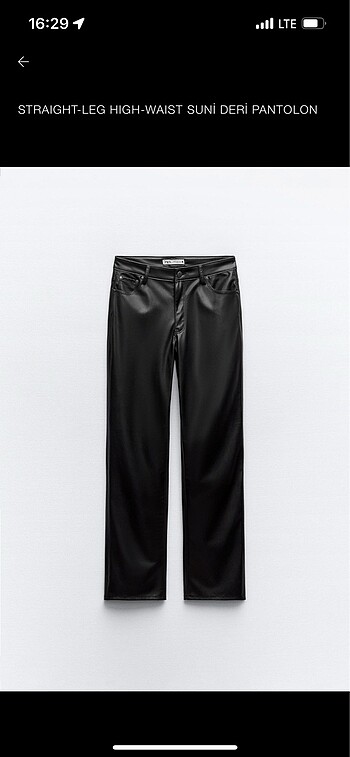 Zara deri pantolon