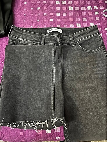 36 Beden gri Renk Zara kot pantolon