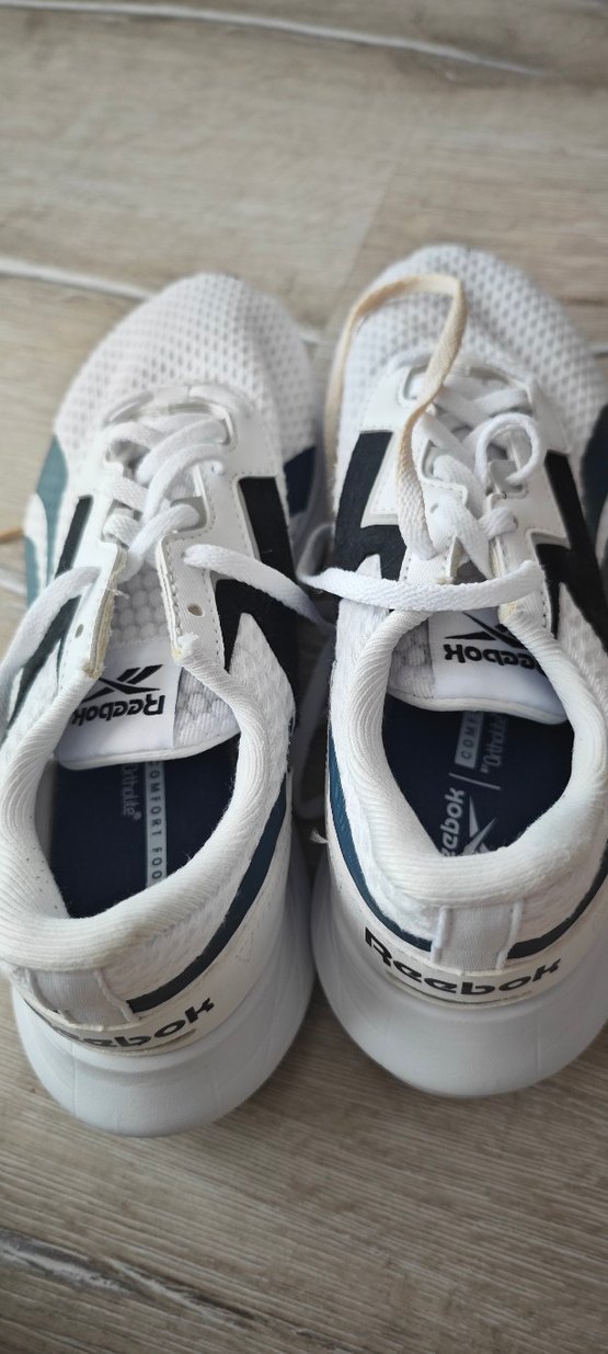 Beyaz Erkek Spor Ayakkabı Bağcıkları - Görsel 2