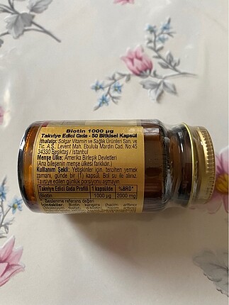  Beden Solgar Biotin vitamin