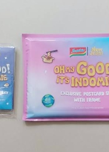  Beden Renk Indomie×newjeans(special edition) 3 exclusive postcard+frame