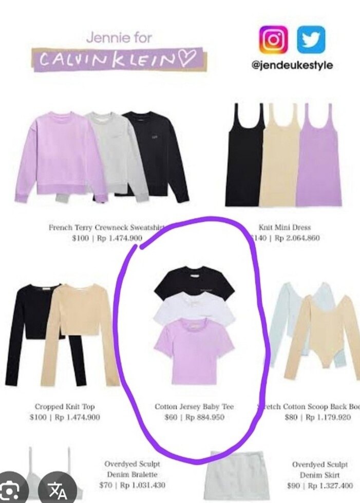 Calvin klein×jennie collab(limited edition) beyaz crop tee - Görsel 2