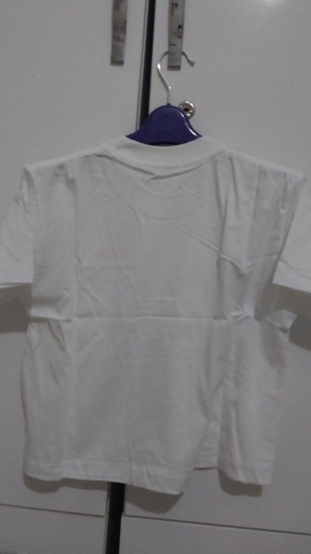 Calvin klein×jennie collab(limited edition) beyaz crop tee - Görsel 5