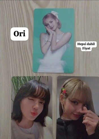 Beden Renk Lisa the girls hologram benefit weverse+2 ori değil pc