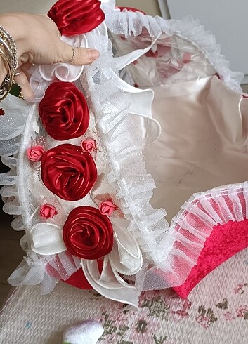 Kırmızı kına nikah sepeti - Görsel 2