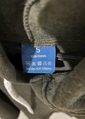Diğer Haki Kapüşonlu Kadın Sweatshirt