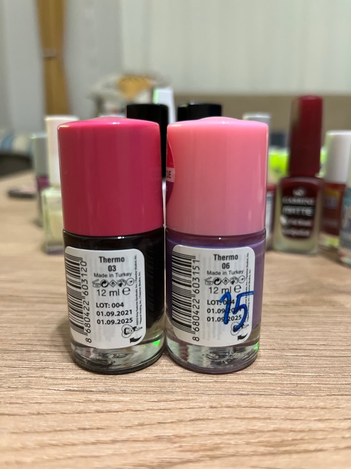 Betty Boop Termo İki Renkli Oje - Bordo/Fuşya - Görsel 3