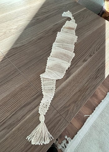 Püsküllü Bohem Örgü Kadın Şal - Görsel 5