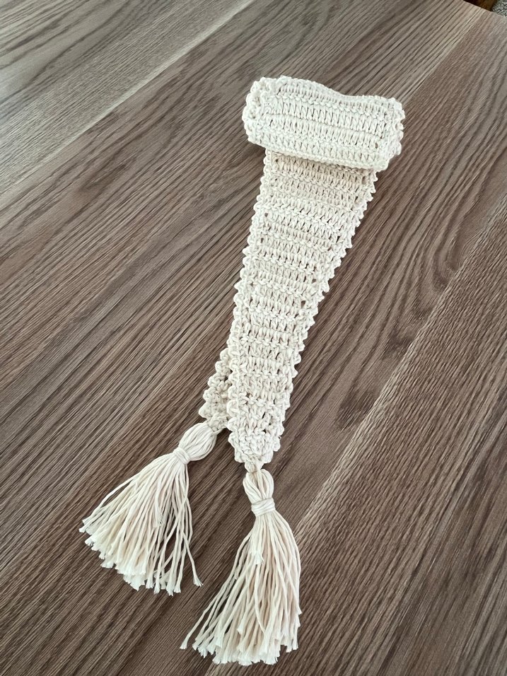 Püsküllü Bohem Örgü Kadın Şal - Görsel 3