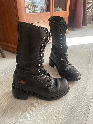 Harley Davidson Harley Davidson bağcıklı çizme
