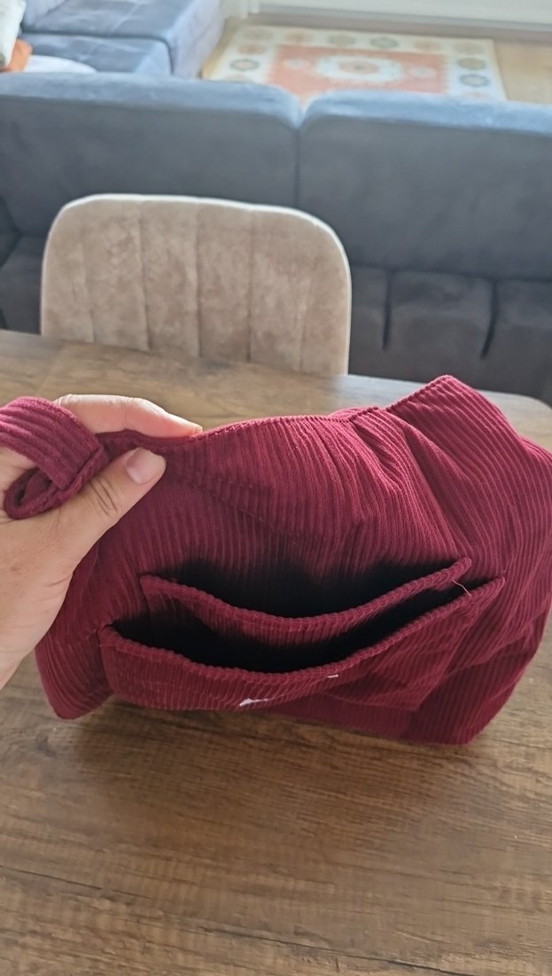 Bordo Kadın Günlük Bohem Çanta - Görsel 3