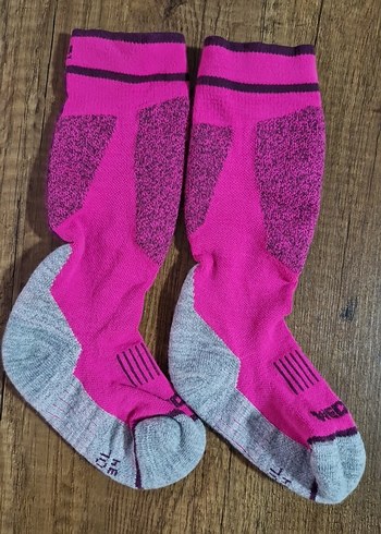 Kız Çocuk Örgü Renkli Eldiven ve kışlık çorap - Görsel 2