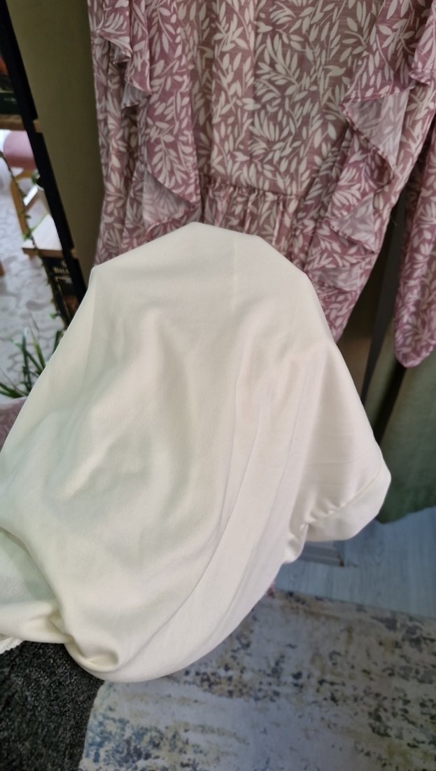 Pembe Uzun Kollu Fırfırlı Bohem Elbise - Görsel 4