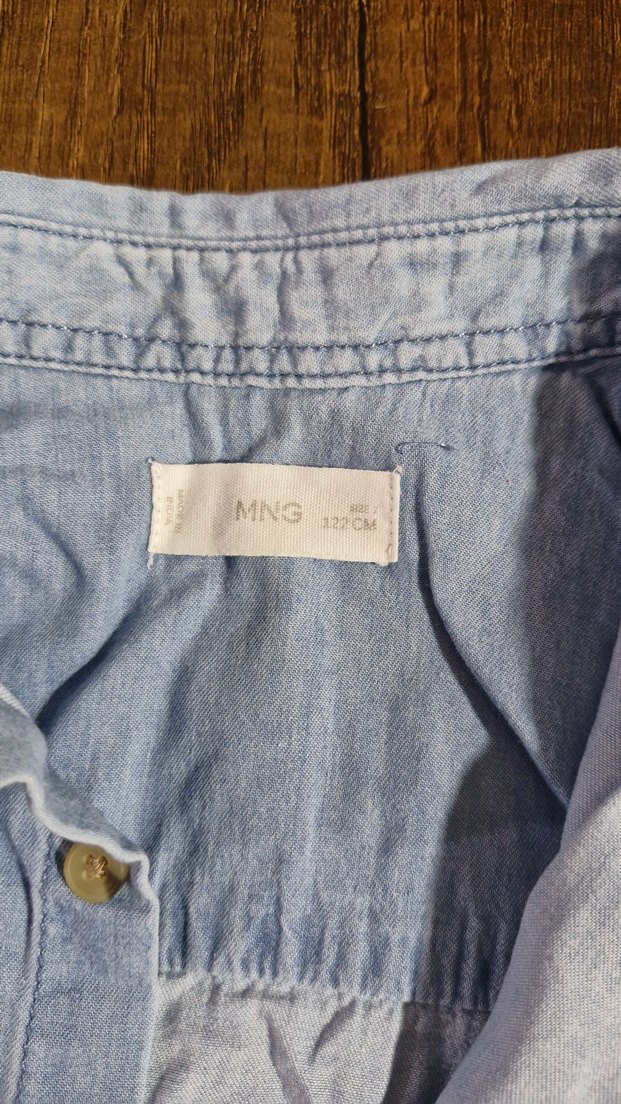 Erkek Çocuk Kot Gömlek Uzun Kollu - Görsel 5