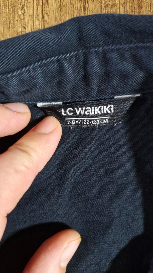 Erkek Çocuk Kot Gömlek Uzun Kollu - Görsel 3