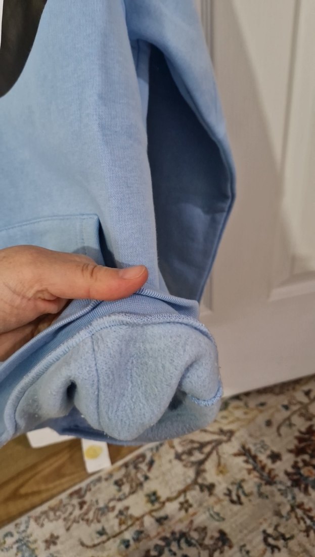 Mavi Kapüşonlu Baskılı erkek çocuk Sweatshirt - Görsel 2