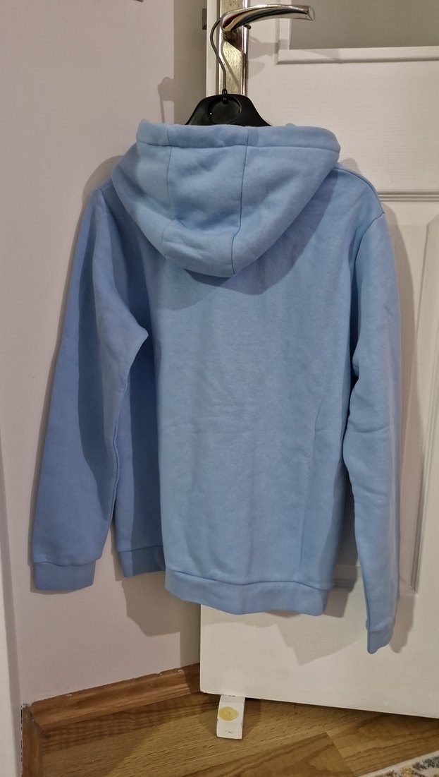 Mavi Kapüşonlu erkek çocuk Sweatshirt - Görsel 4