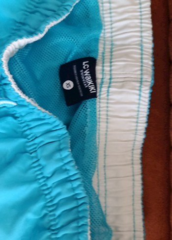 Mavi Fermuarlı Erkek Şort Mayo - Görsel 2