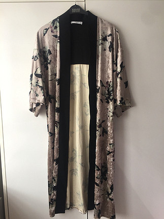 Desenli uzun kimono/hirka