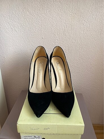 37 Beden Süet stiletto