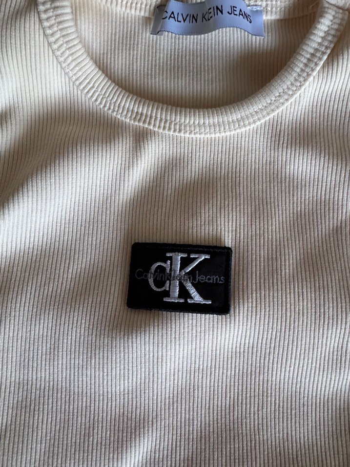 Beyaz Calvin Klein Çocuk Atlet - Görsel 3