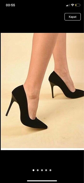 Düet stiletto ayakkabı
