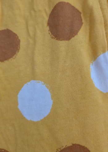 Renkli Puantiyeli Sarı Bebek Tulumu - Görsel 4